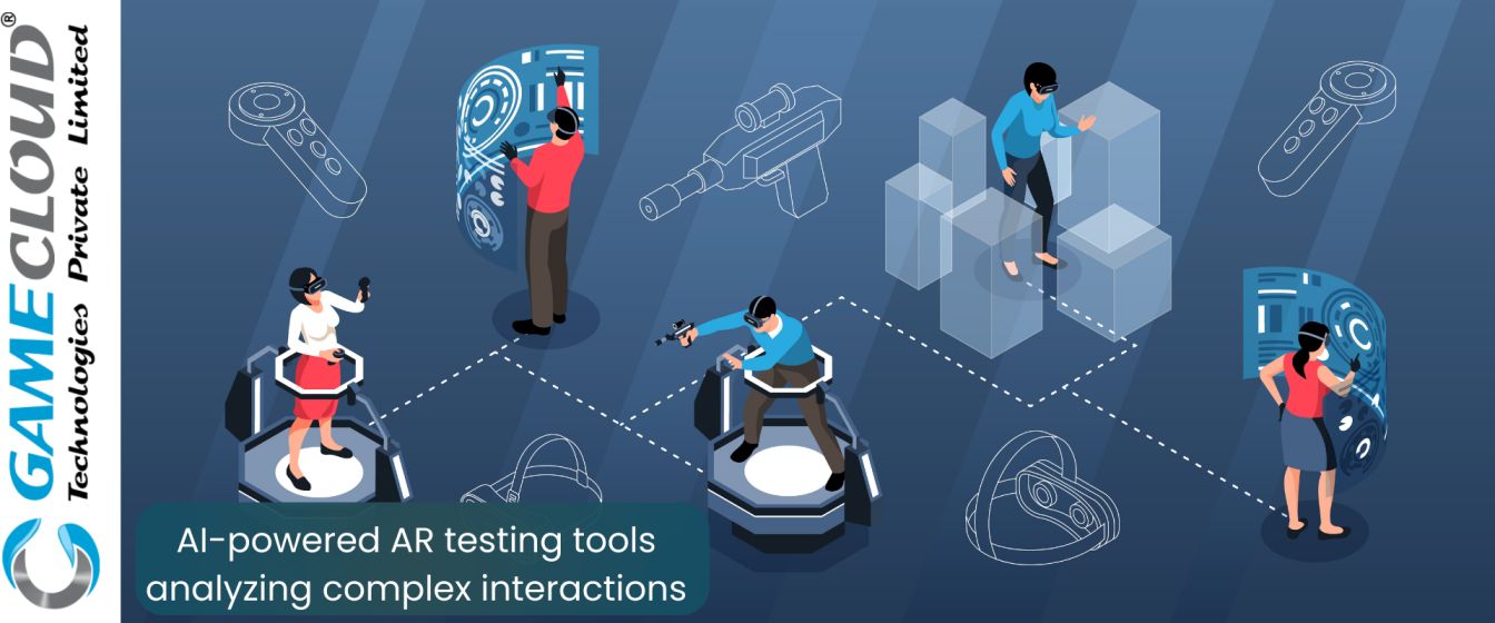AI-powered AR testing tools analyzing complex interactions